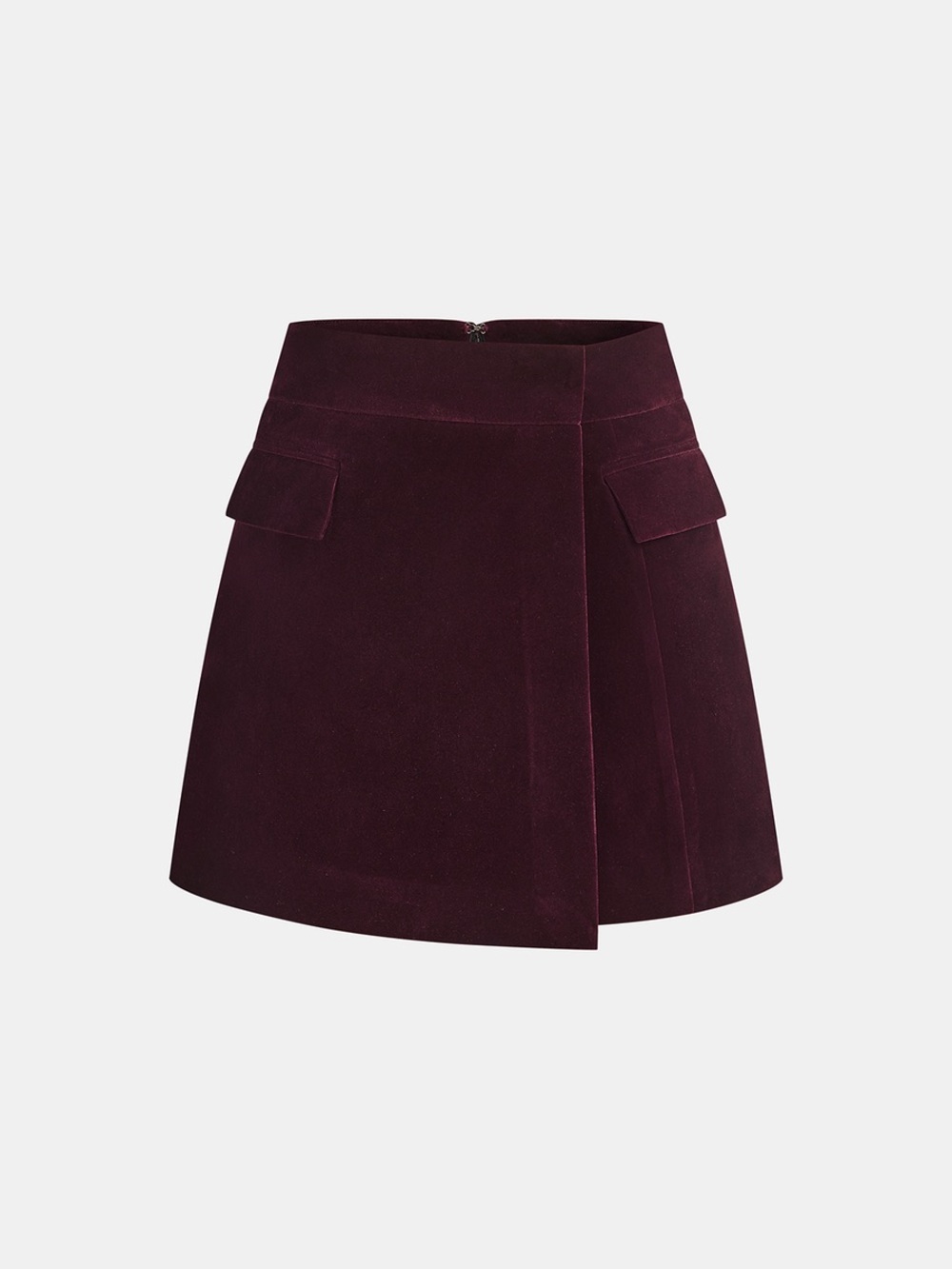 Commense Asymmetric Mini Skirt